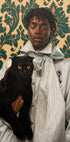 Gentleman with Cat Plakat - Posterbox