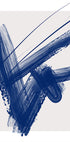 Bold Blue Brushstrokes Plakat - Posterbox