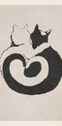 Feline Yin Yang Plakat - Posterbox