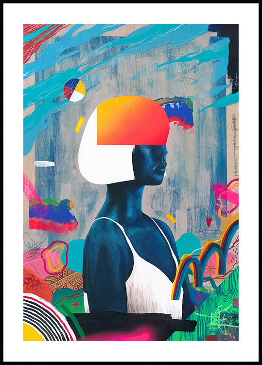 Blue Girl Plakat - Posterbox