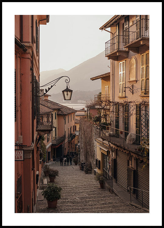 Sonnenuntergang in Bellagio Poster - Posterbox.dk