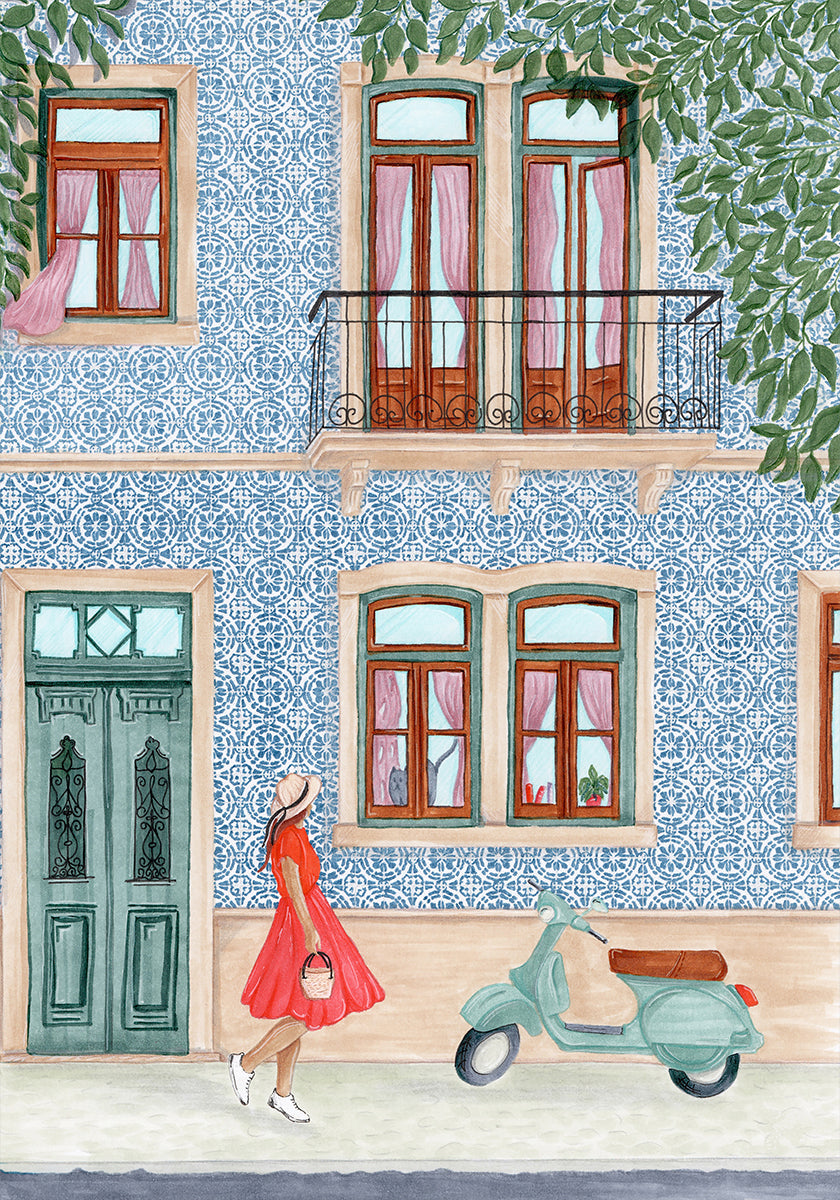 Lisbon City Plakat - Posterbox
