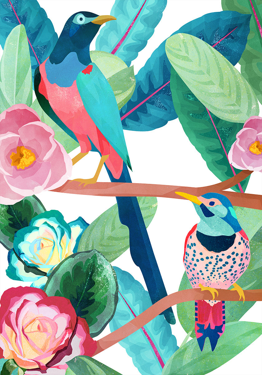 Birds of Spring Plakat - Posterbox