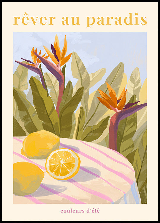 Rêver Au Paradis -  Lemon (NEW) - Posterbox