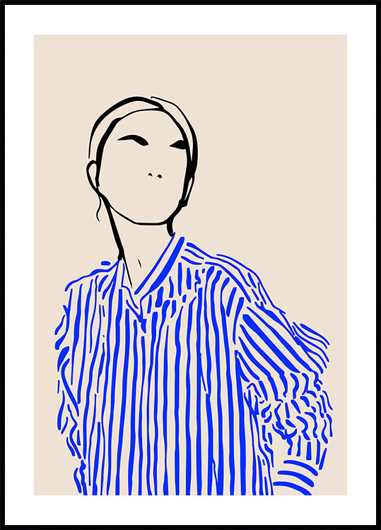 Greywork.Studio | Erato in Blue (NEW) - Posterbox