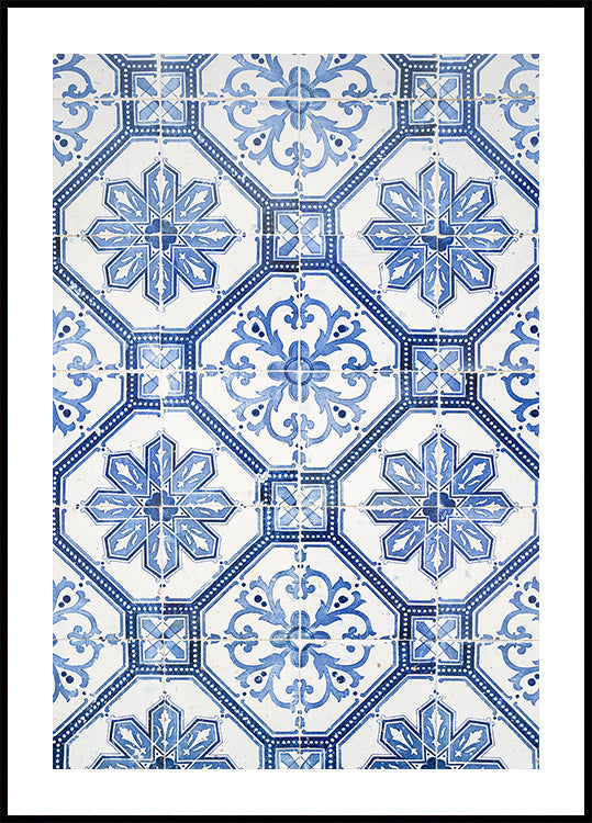 Portugese Azulejos Tiles Plakat - Posterbox