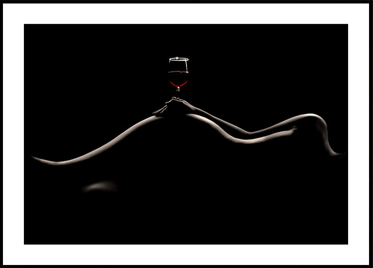 Bodyscape: Wine Tasting Plakat - Posterbox