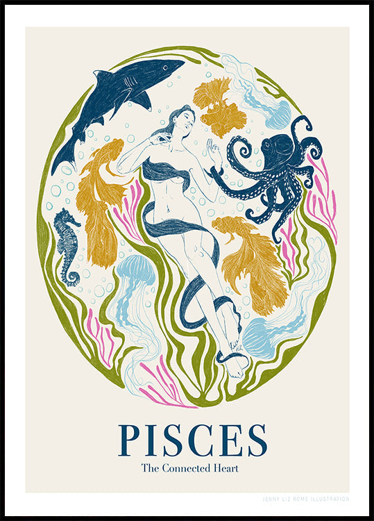 Jlr Pisces Copy Plakat - Posterbox