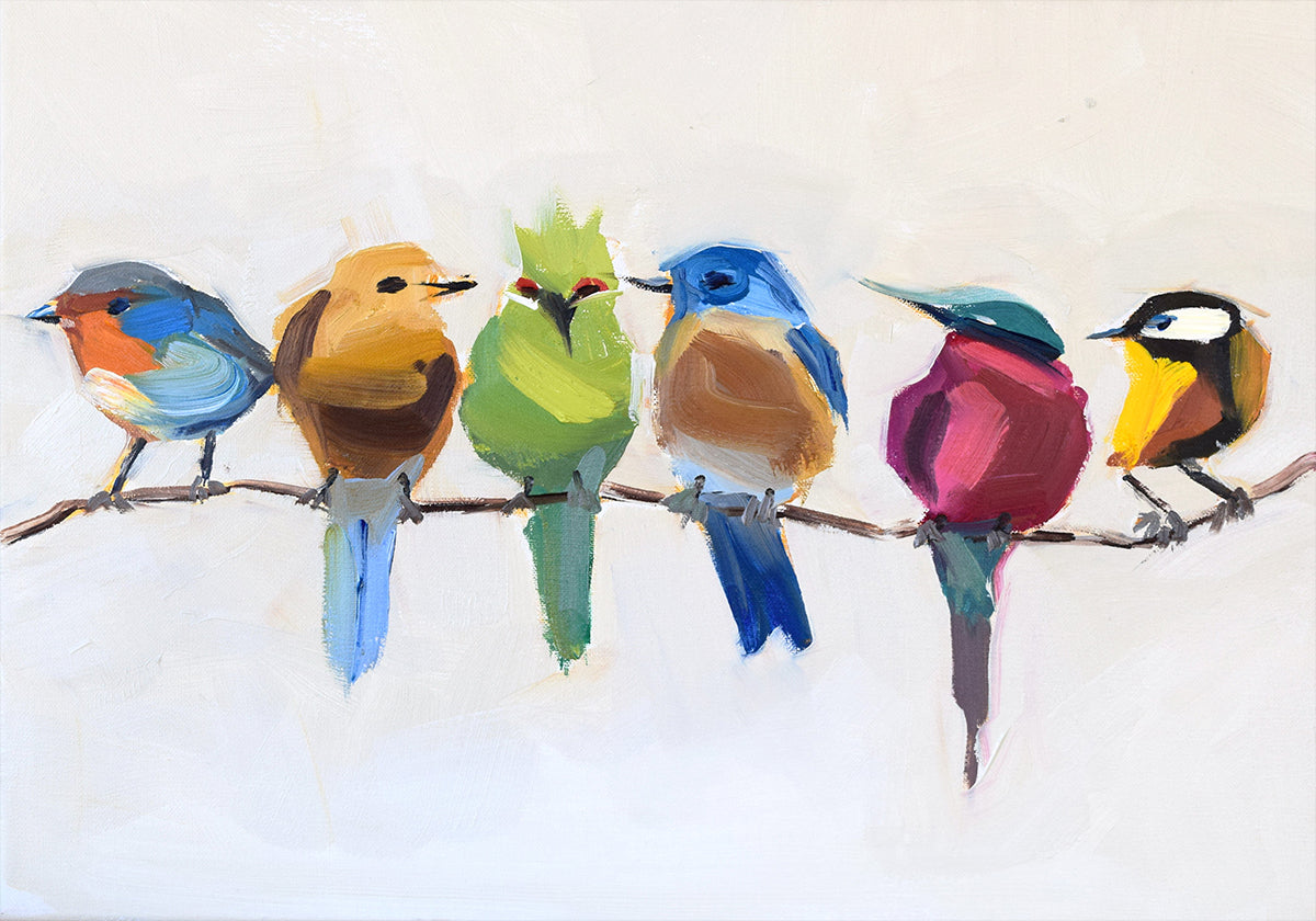 Birds On a Branch Plakat - Posterbox