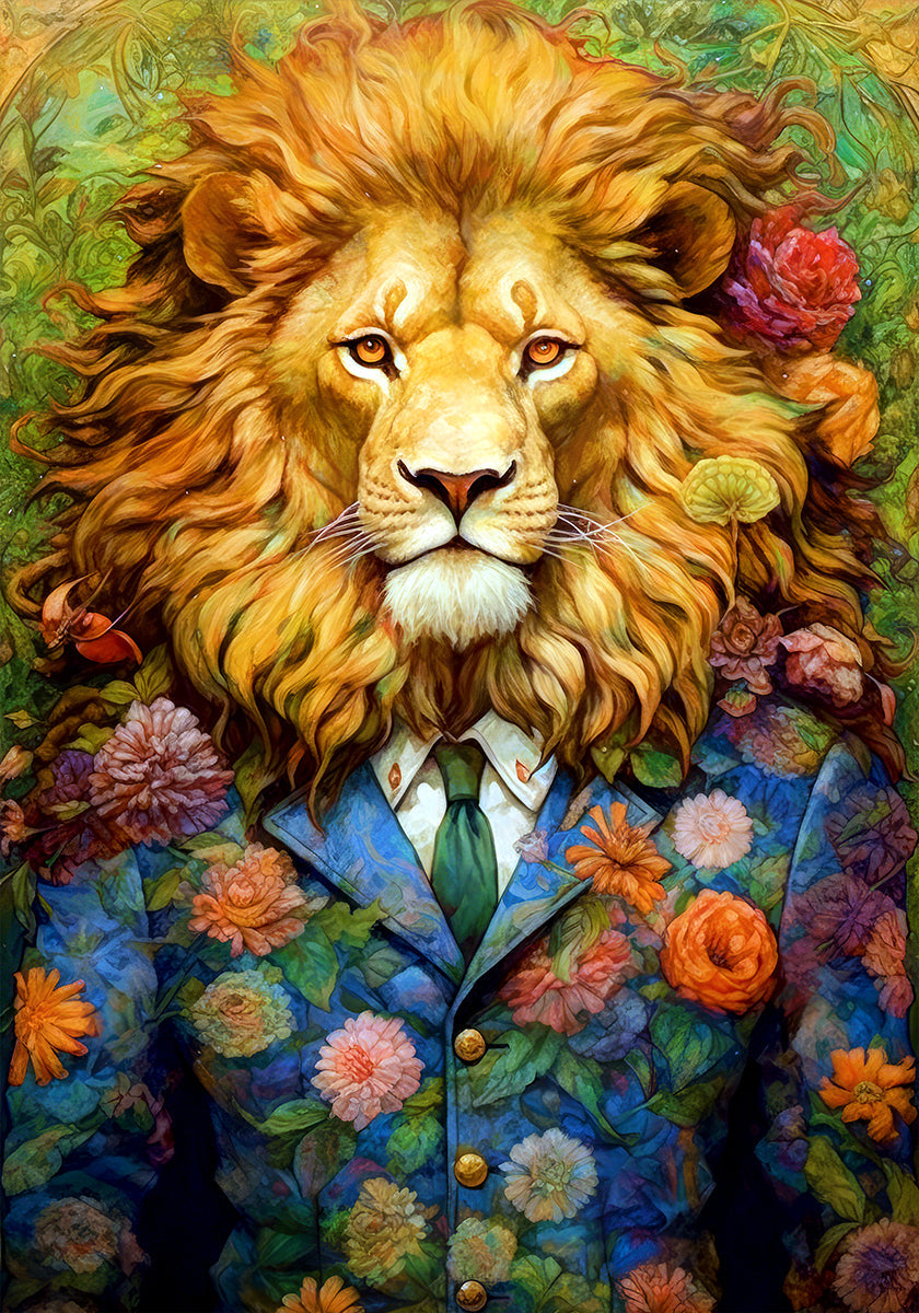 Lion animal art #lion - Posterbox