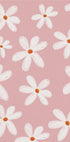 Poster mit kleinen weißen Blumen - Posterbox.dk