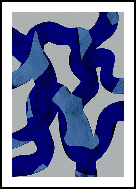 Abstract Brush Strokes 65X - Posterbox