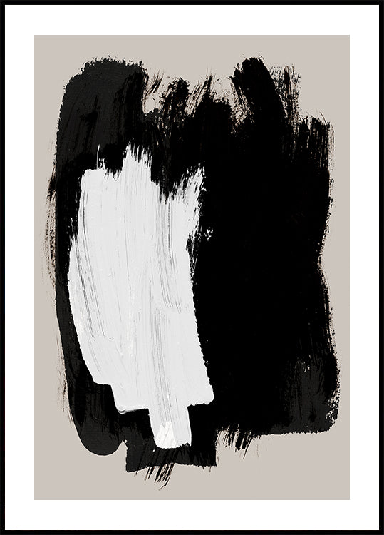 Abstract brush Plakat - Posterbox