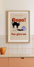 Fur-give me Plakat - Posterbox