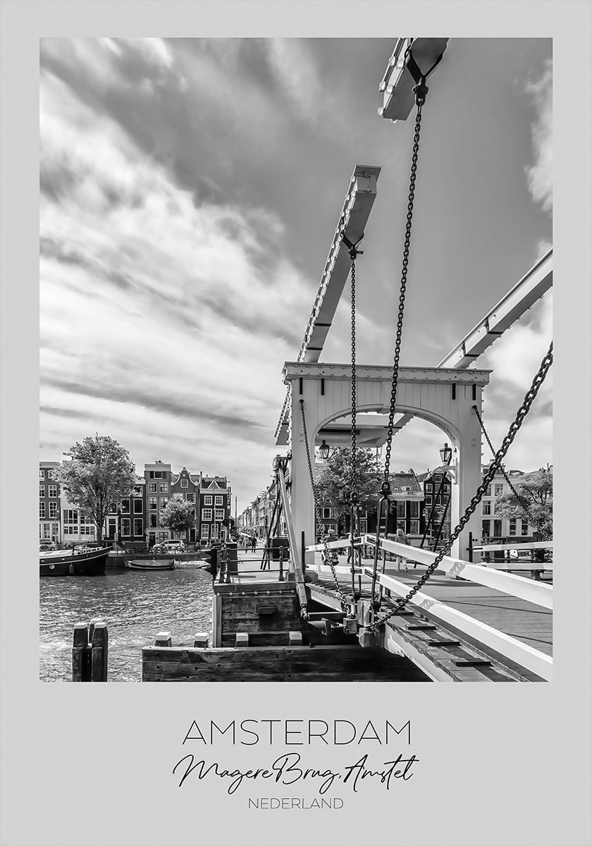 In focus: AMSTERDAM Magere Brug Plakat - Posterbox