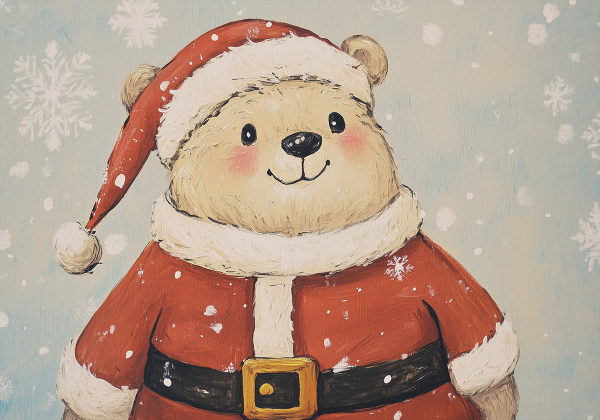 Christmas Bear Plakat - Posterbox