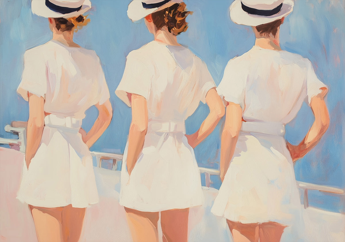 Retro Three Sailors (NEW) - Posterbox