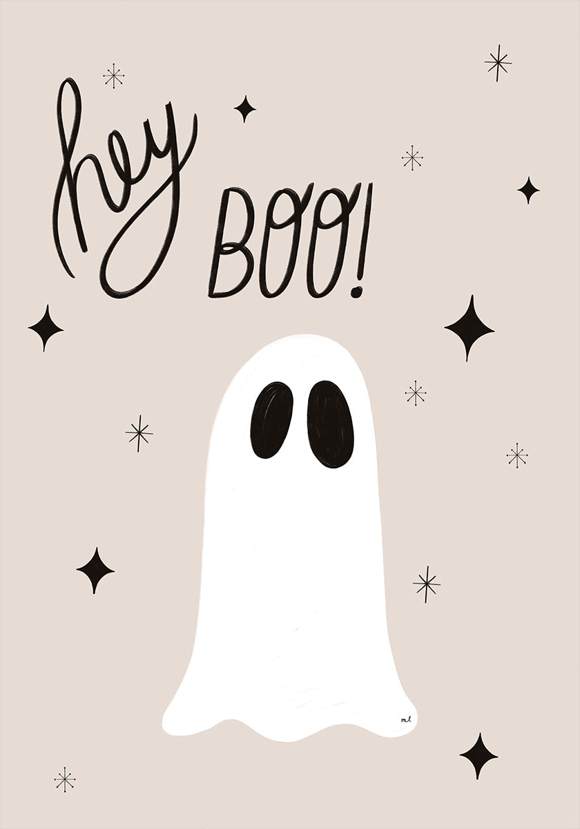 Hey Boo Plakat - Posterbox