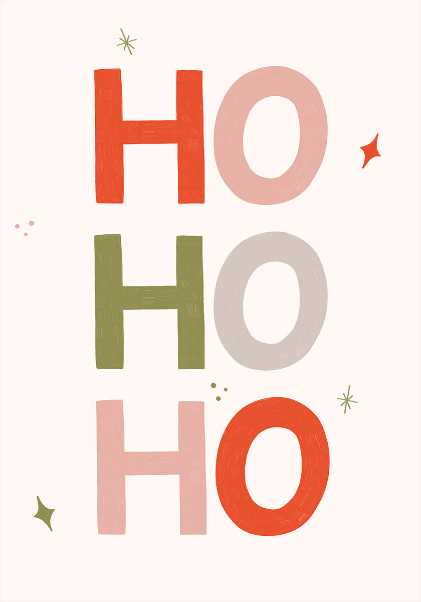 Ho Ho Ho Plakat - Posterbox