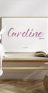 Baby Name Personalized Minimalist Plakat - Posterbox