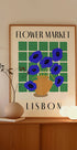 Flower Market Lisbon Portugal Plakat - Posterbox