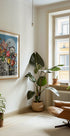 Vibrant Tulips And Intricate Butterflies Plakat - Posterbox
