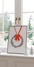 Festive Wreath Joy Plakat - Posterbox