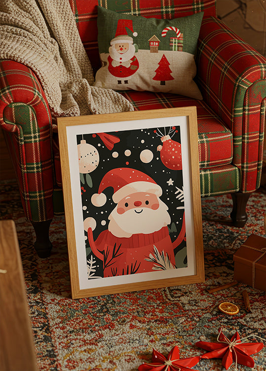 Happy Santa Plakat - Posterbox