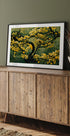 Golden Blossom Tree Plakat - Posterbox