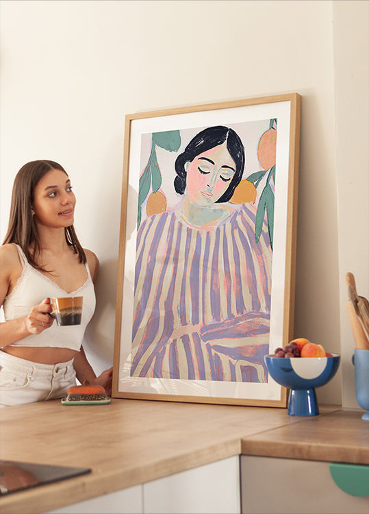 Tranquil Stripes Plakat - Posterbox