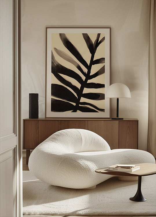 Branches in Black and Beige I Plakat - Posterbox