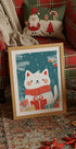 Christmas Cat Plakat - Posterbox