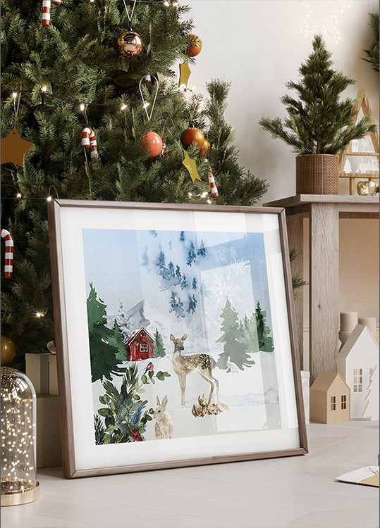 Woodland Winter Tale Plakat - Posterbox
