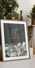 Let&stay in with frosty bouquet Plakat - Posterbox