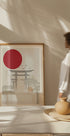 Red Sun Torii Plakat - Posterbox