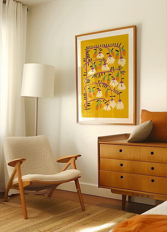 Matisse expression serenity yellow Plakat - Posterbox