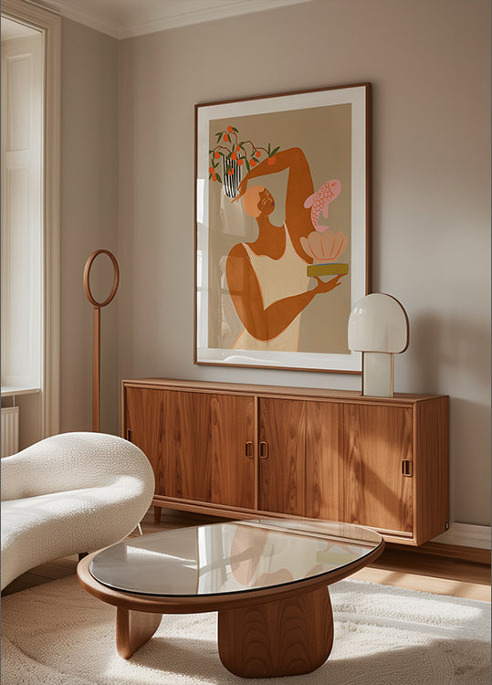 Fish And Oranges Poster - Posterbox