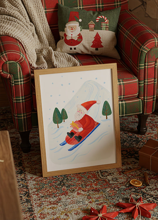 Special delivery by Santa Plakat - Posterbox