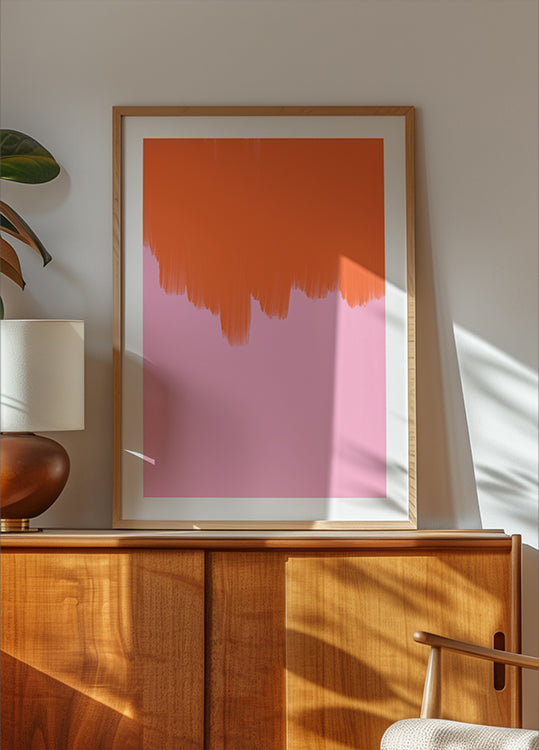 Orange Over Blossom Plakat - Posterbox