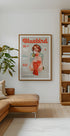 The Bluebird Daily Vintage Pin Up Ski Art Plakat - Posterbox