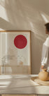 Red Sun Landscape Plakat - Posterbox