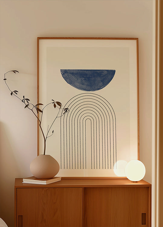 Curved Serenity Plakat - Posterbox
