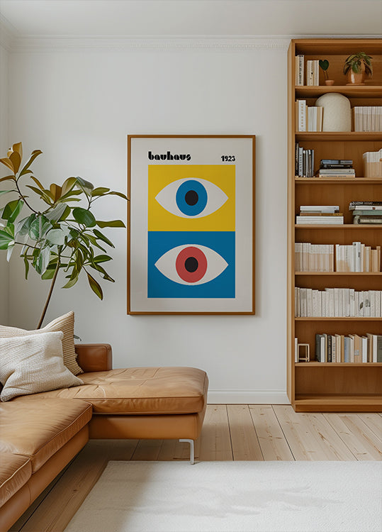 Bauhaus Eyes Abstract Plakat - Posterbox