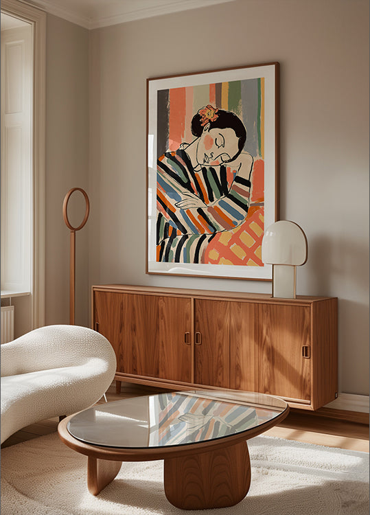 Striped Serenity Plakat - Posterbox