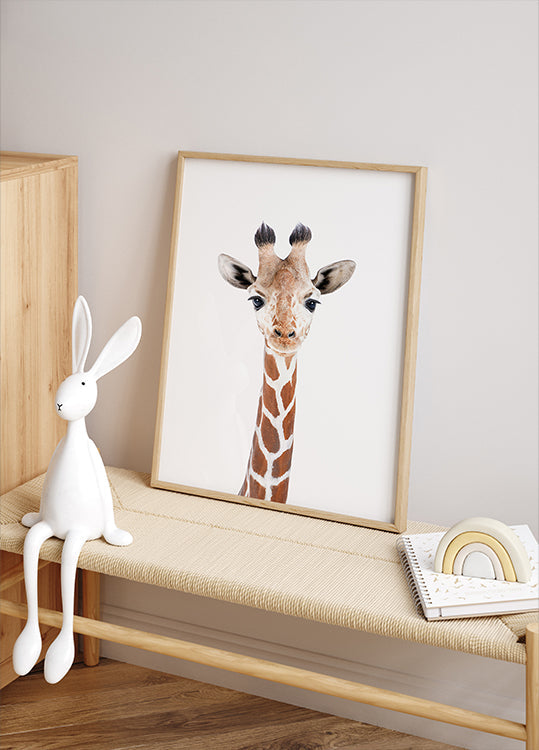 Baby Giraffe Plakat - Posterbox