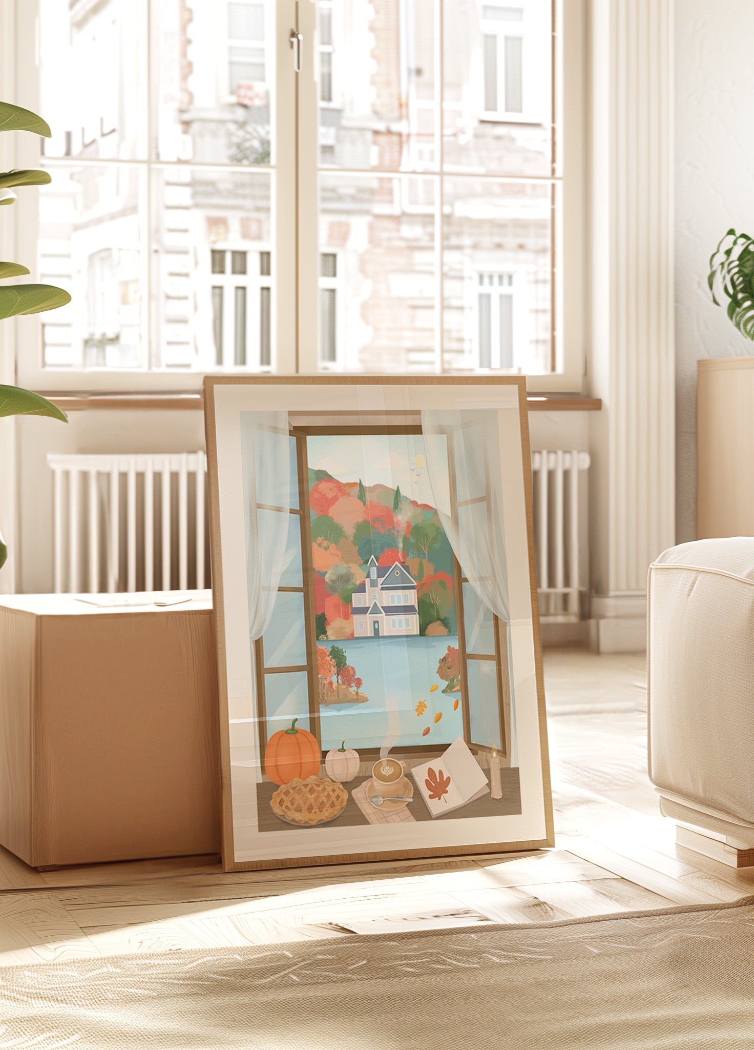 Autumn Cottage Plakat - Posterbox