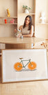 Orange Wheels Plakat - Posterbox