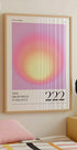 Gradient with Soft Pink and Yellow Hues Plakat - Posterbox