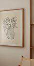 Vase Sketch Plakat - Posterbox