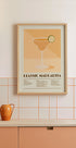 Classic Margarita Cocktail, Recipe Art Plakat - Posterbox